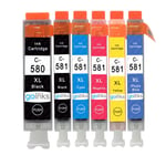 6 Ink Cartridges (6 Set) for Canon PIXMA TR7650 TS8150 TS8251 TS8351 TS9155 