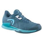 HEAD Sprint Pro 3.5 Femmes Chaussure de Tennis Women's, Bleu/Turquoise, 40.5