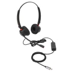 Call Center Headset Plug And Play Telephone Headset Lightweight For Laptops For