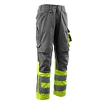 Mascot 15679-860-1817-76C47 Leeds Pantalon Taille L76cm/C47 Anthracite foncé/Jaune