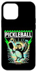 Coque pour iPhone 12 mini Un macaron jouant au pickleball - Ambiances amusantes