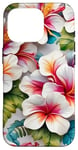 iPhone 16 Pro Hawaiian Hibiscus Flowers Floral Pattern Case