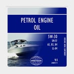 Orbitrade Helsyntetisk olja till 4-takt inom- & utombordare Petrol Engine Oil 5W-30, för bensinmotorer, ACEA A3/B3 API CF/SM, 5 liter