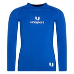 Unisport Warm Turtleneck Baselayer - Blå Barn, størrelse 152 cm