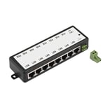 Module d'alimentation POE &agrave; 8 canaux, injecteur POE, adaptateur Ethernet pour cam&eacute;ra IP, dispositif 802.3af