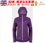 Highlander Waterproof Stow & Go Pack Away Coat Outdoor Walking Hiking XL purple