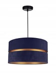 FKL DESIGN Home Deco Lampe de plafond, lampe suspendue, lampe suspendue, boule, noir, gris, blanc, T34-CG