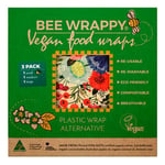 Bee Wrappy Vegan Food Wraps (3 pak)