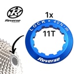 Reverse Vélo MTB Électrique Cassettes Bord Cote Fermeture Bague shimano 11T Bleu