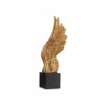 Gift Decor Figurine décorative Ailes Noir doré 8 x 33,5 x 13,5 cm (6 unités)