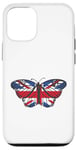 iPhone 13 UK Flag Butterfly Case