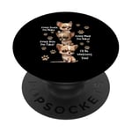 Every Snack You Make Bite You Take Hungry Chihuahua Dog PopSockets Adhesive PopGrip