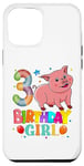 iPhone 14 Pro Max Pig 3th Birthday Pig 3 Years Old Girls Pig Case