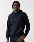 Fred Perry Mens Tipped Hooded Sweatshirt - Navy - Size Large