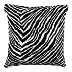 Artek - Zebra 50x50 cm - Prydnadskuddar och kuddfodral - Aino Aalto - Svart,Vit