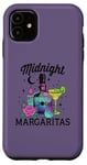 Coque pour iPhone 11 Midnight Margaritas Halloween Pastel Goth Witchy Occult Pink