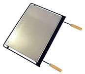 IMEX EL ZORRO 71603 Plaque INOX pour Barbecue 43,5 x 41 cm