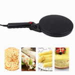 220V Electric Crepe Maker Baking Pizza Machine Portable Pancake Pan Non-stick UK