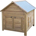 KERBL Abri en Bois pour Poule/Lapin 105 x 100 x 108 cm