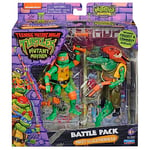 TEENAGE MUTANT NINJA Michelangelo Contre Leatherhead