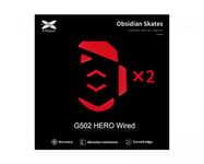 X-raypad Obsidian Mouse Skates för Logitech G502 Hero Wired