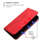 Xiaomi 13 Ultra Printed Rhombus PU -nahka+TPU-puhelinkotelolle Iskunkestävä lompakkotelineen kansi