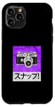 Coque pour iPhone 11 Pro Purple Sunappu! (Snap!) Graphique violet vintage