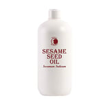 Mystic Moments | Sesame Seed Carrier Oil 1 Litre - Pure & Natural Oil Perfect For Hair, Face, Nails, Aromatherapy, Massage and Oil Dilution Vegan GMO Free