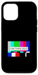 Coque pour iPhone 12/12 Pro No Signal - Télévision Off Air Funny Old Age