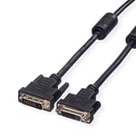 Value 5.0m 24+1 DVI Male to DVI Female Dual Link DVI Monitor Cable