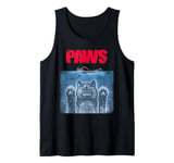 Vincent Hie Movie Parody Paws Shark Cat Jaws Feline Lovers Tank Top