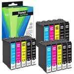 Pack 15 Cartouches compatible Epson 29XL Fraise 6 noires/12 couleurs (C13T29964010) Toner Services