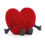 Jellycat - Peluche coeur Amuseable Red Heart - Large