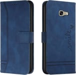 Coque Pour Samsung Galaxy A3 2017/A320, Etui Portefeuille Samsung A3 2017/A320, Protection Etui À Rabat Housse En Cuir Pu Avec Antichoc Tpu [Magnétique] Pour Samsung A3 2017/A320 (Bleu)