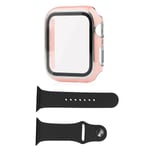 Rannehihnat Apple Watch Series 8 45mm/7 45mm Smartwatch Sport Rannekello + kova PC Electroplatin