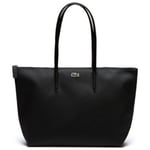 Cabas Lacoste  Sac cabas zippé  L.12.12 Concept uni noir