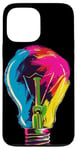 Coque pour iPhone 13 Pro Max Ampoule multicolore pour garçons et filles