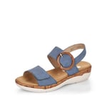 Remonte Femme R6853 Sandale, Bleu 14, 37 EU