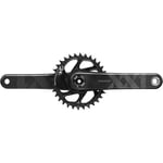 Sram Unisex - Adult XX1 Eagle Fat Bike Crankset Black 32T