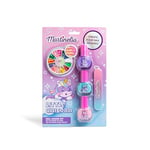 MARTINELIA - Kit Manucure Licorne pour Enfant - Set Nail Art - 3 Vernis à Ongles Rose, Bleu et Violet + 1 Lime et Décorations Pour les Ongles - Vernis à l'Eau A Partir de 3 ans - Cadeau fille