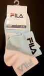 FILA Kids Socks pack of 3 pairs UK 9-11 EU 27-30