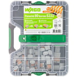 Wago - Malette de 80 bornes de connexion S222 2, 3, et 5 entrées pour fils souples et rigides