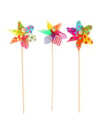 Small Foot - Wooden Windmill Flowers 28cm