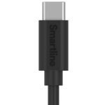 Smartline Laddningskabel 1m USB-C, svart