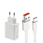 Chargeur Xiaomi 33W + Câble USB C - Officiel