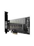 AXAGON PCEM2-D - tallennusohjain - M.2 NVMe-kortti / SATA 6 Gb/s - PCIe 3.0 x4