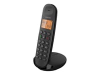 Logicom Iloa 155T - Téléphone sans fil - système de répondeur avec ID d'appelant - DECT\GAP - (conférence) à trois capacité d'appel - noir