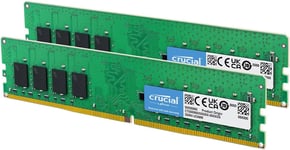 RAM 32GB Kit (2x16GB) DDR4 3200MHz CL22 (or 2933MHz or 2666MHz) Desktop Memory