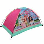 Barbie Kids Tent Dream Den Girls Themed Play Nap with Airbed and Lights Pink