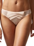 Chantal Thomass Womens Encens Moi Brief - Beige Nylon - Size 2XS